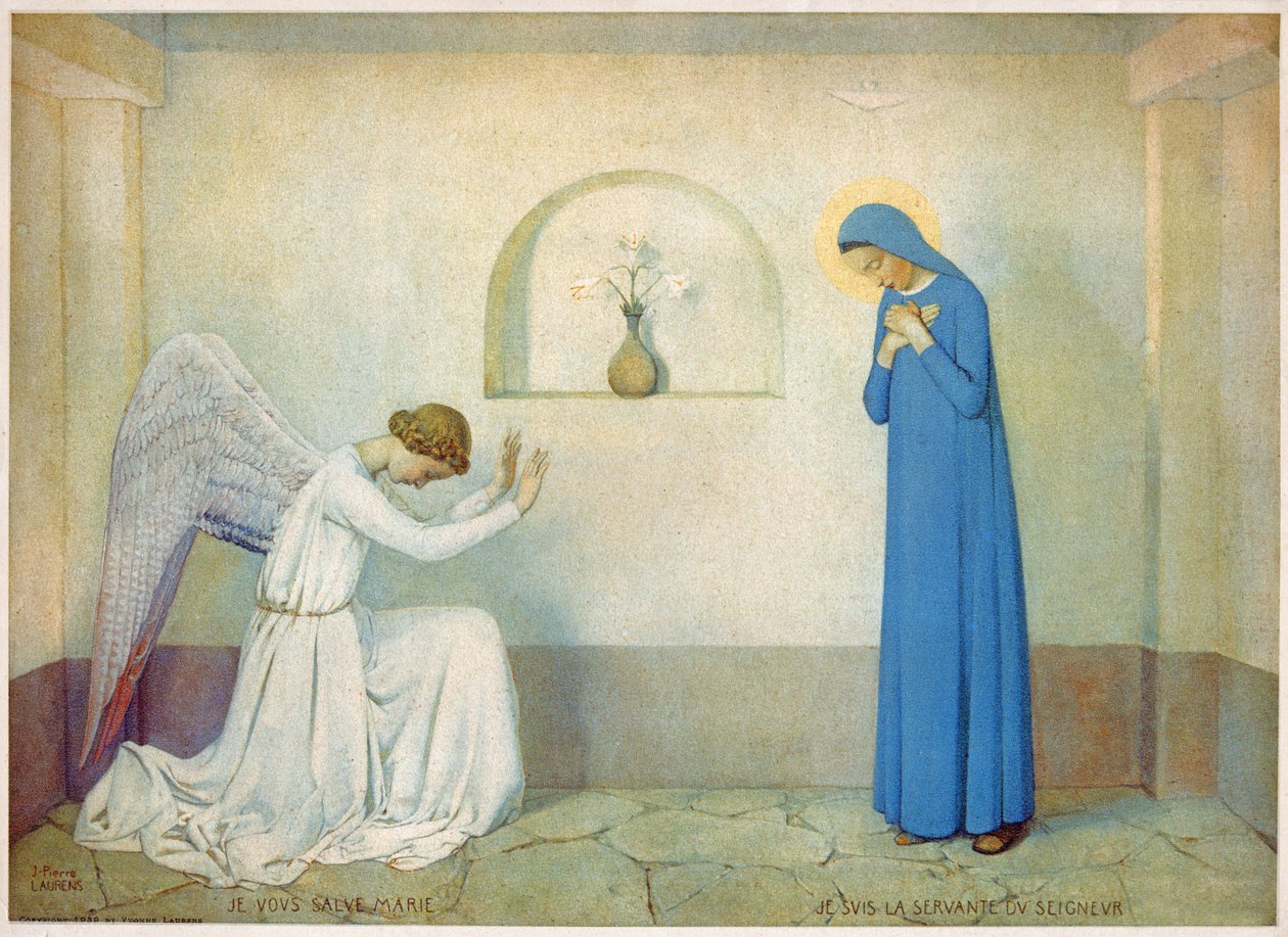 Annonciation à la Vierge (illustration) - Jean Paul Laurens