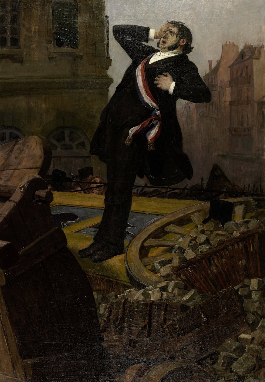 Mort du député Alphonse Baudin le 3 décembre 1851, 1902 - Jean Paul Laurens