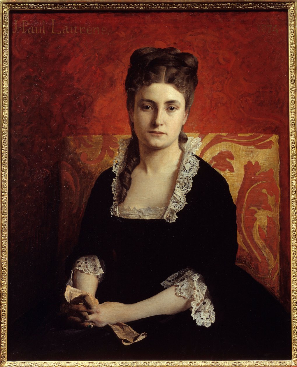 Portrait de femme - Jean Paul Laurens