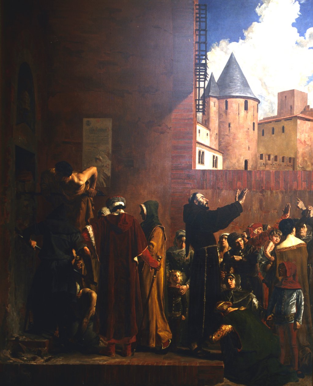 Le siège de Carcassonne, 1209 vers 1858-1921 - Jean Paul Laurens
