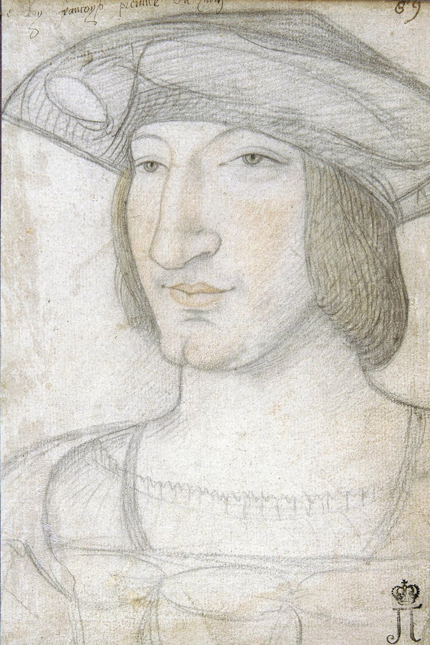 Portrait de François Ier (1494-1547), roi de France - Jean Perreal