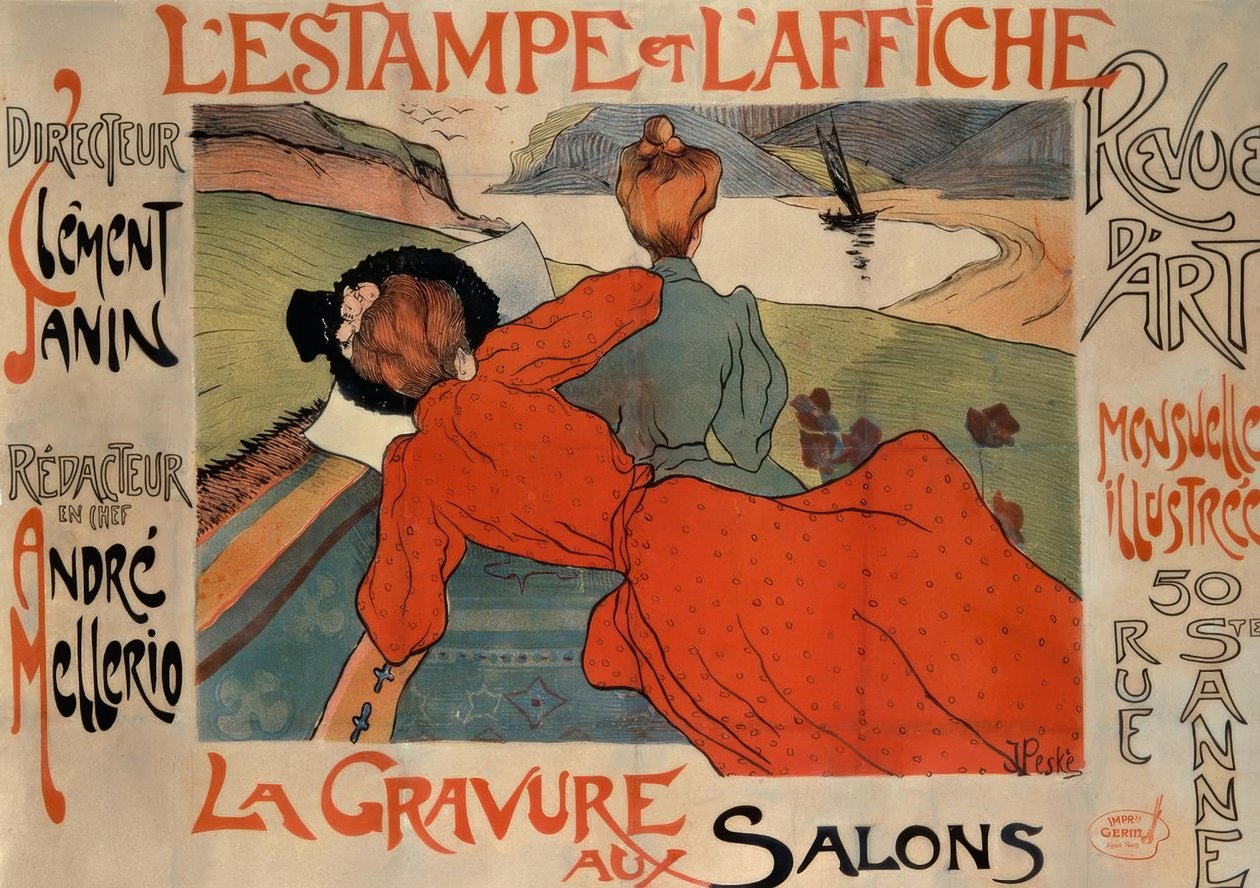 L’ESTAMPE ET L’AFFICHE / LA GRAVURE AUX SALONS - Jean Peske
