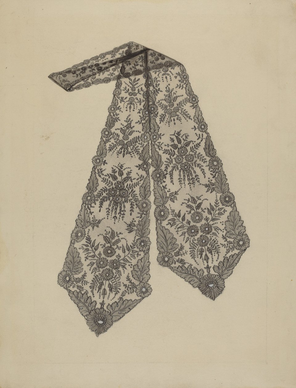 Cravate en dentelle - Jean Peszel