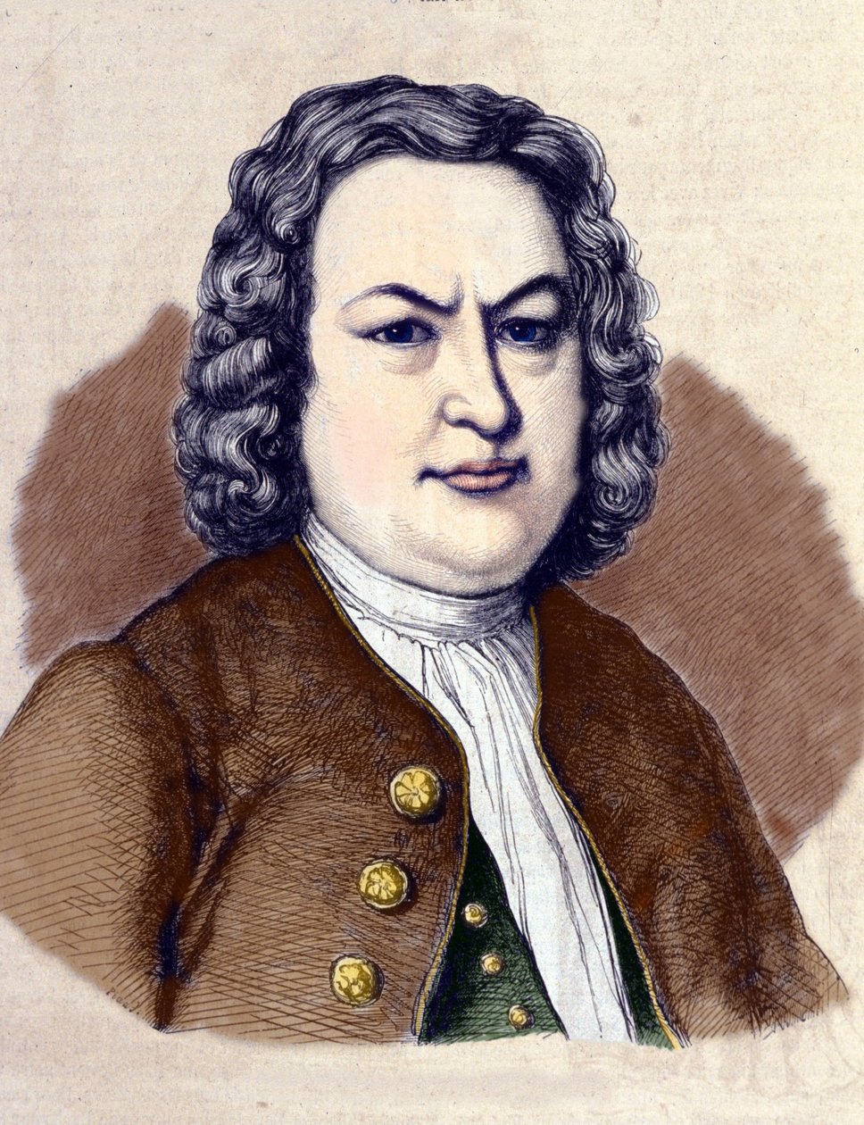 Portrait de Jean-Sébastien Bach - Jean Pierre Laurens