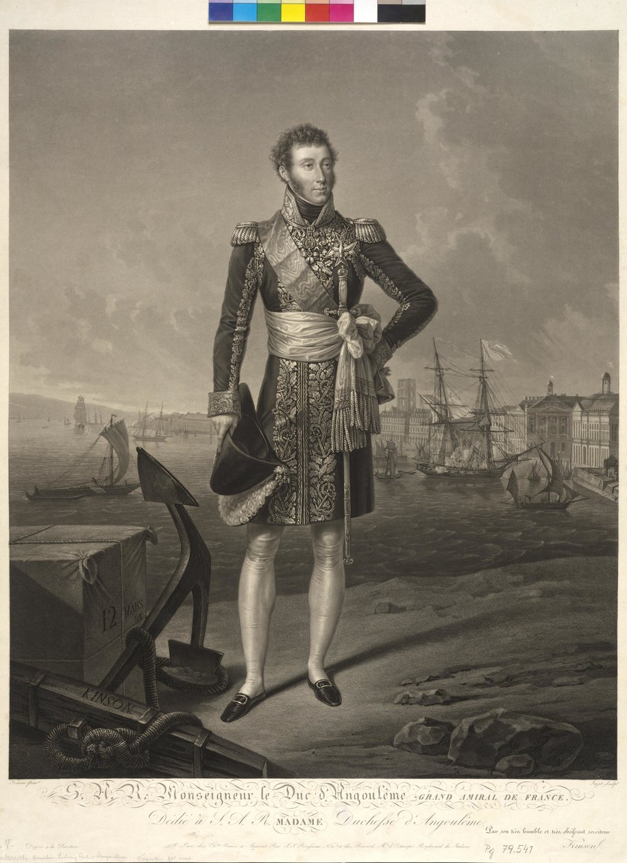 Dauphin de France Louis Anton - Jean Pierre Marie Jazet