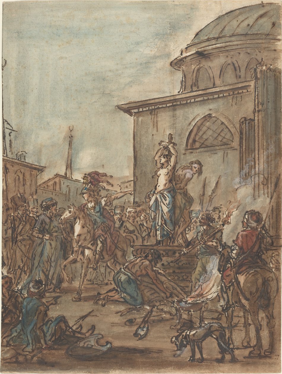 Olindo et Sophronia sauvés par Clorinda - Jean Pierre Norblin