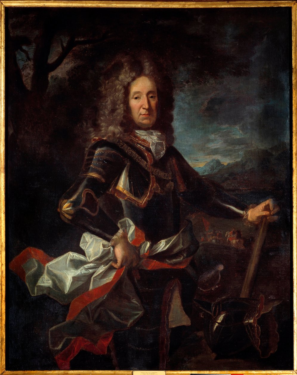 Portrait de Charles Henri de Lorraine, Prince de Vaudémont (1649-1723) fils de Charles IV - Jean Ranc