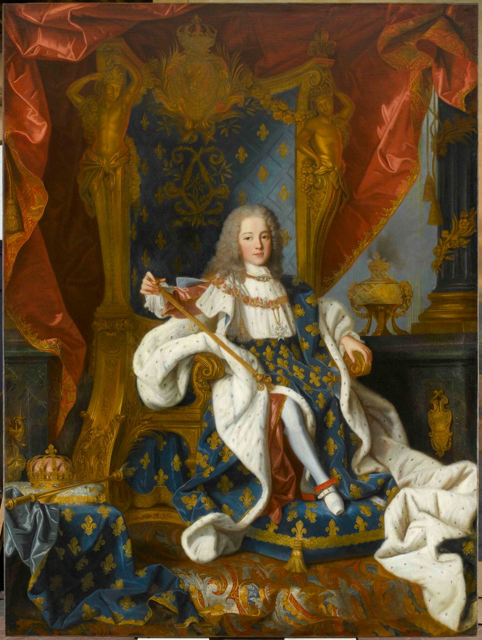 Portrait de Louis XV, roi de France, à l