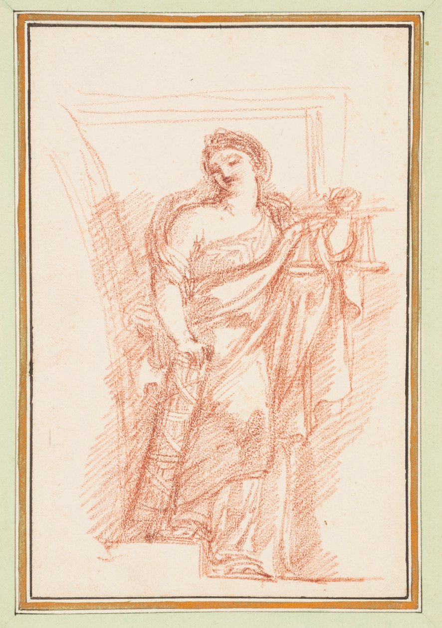 Figure allégorique de la Justice avec faisceaux - Jean Robert Ango