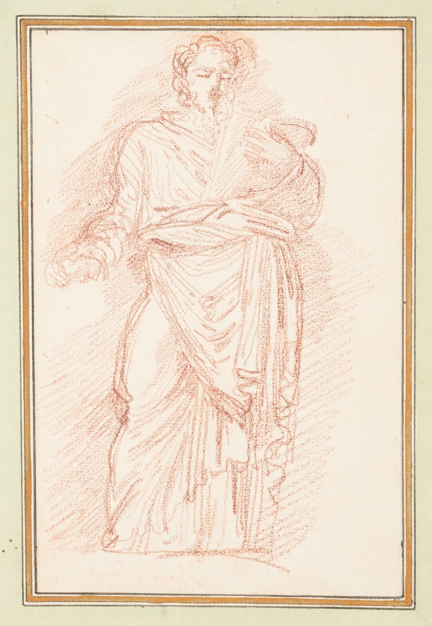 Figure en robe avec ceinture autour de la taille - Jean Robert Ango