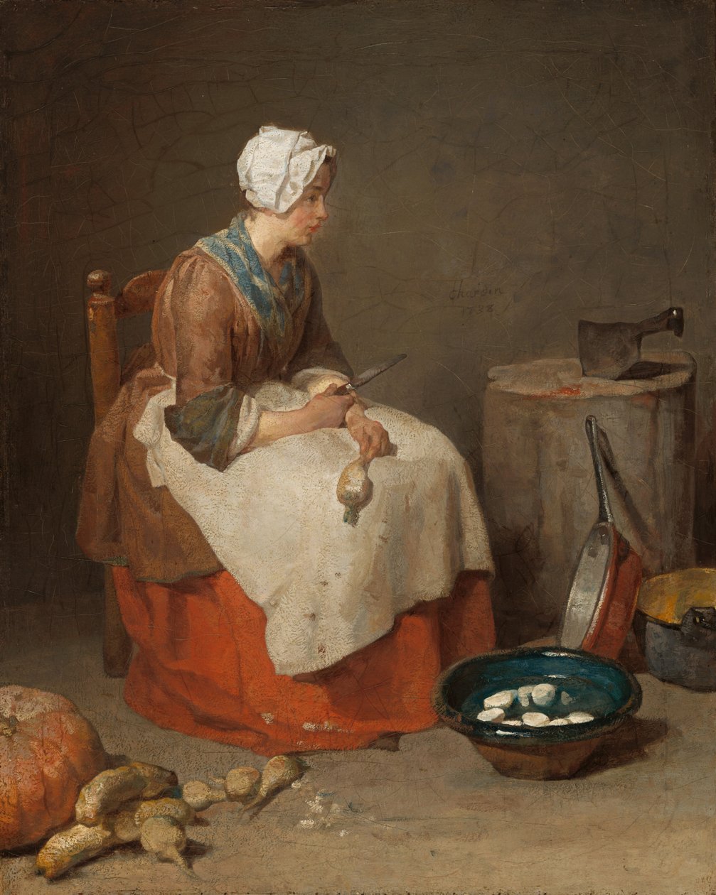 La servante de cuisine - Jean Baptiste Simeon Chardin