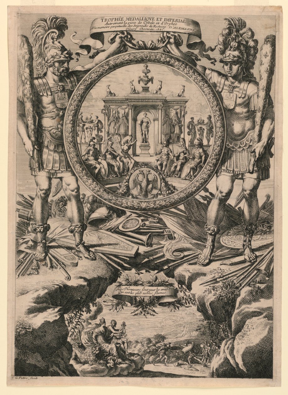 Trophée médallique et impérial - Jean le Pautre