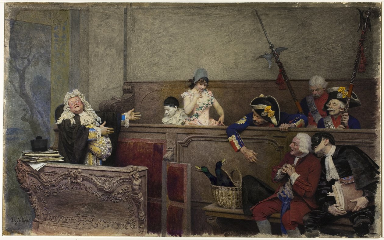 Procès de Pierrot - Jean or Jehan Georges Vibert