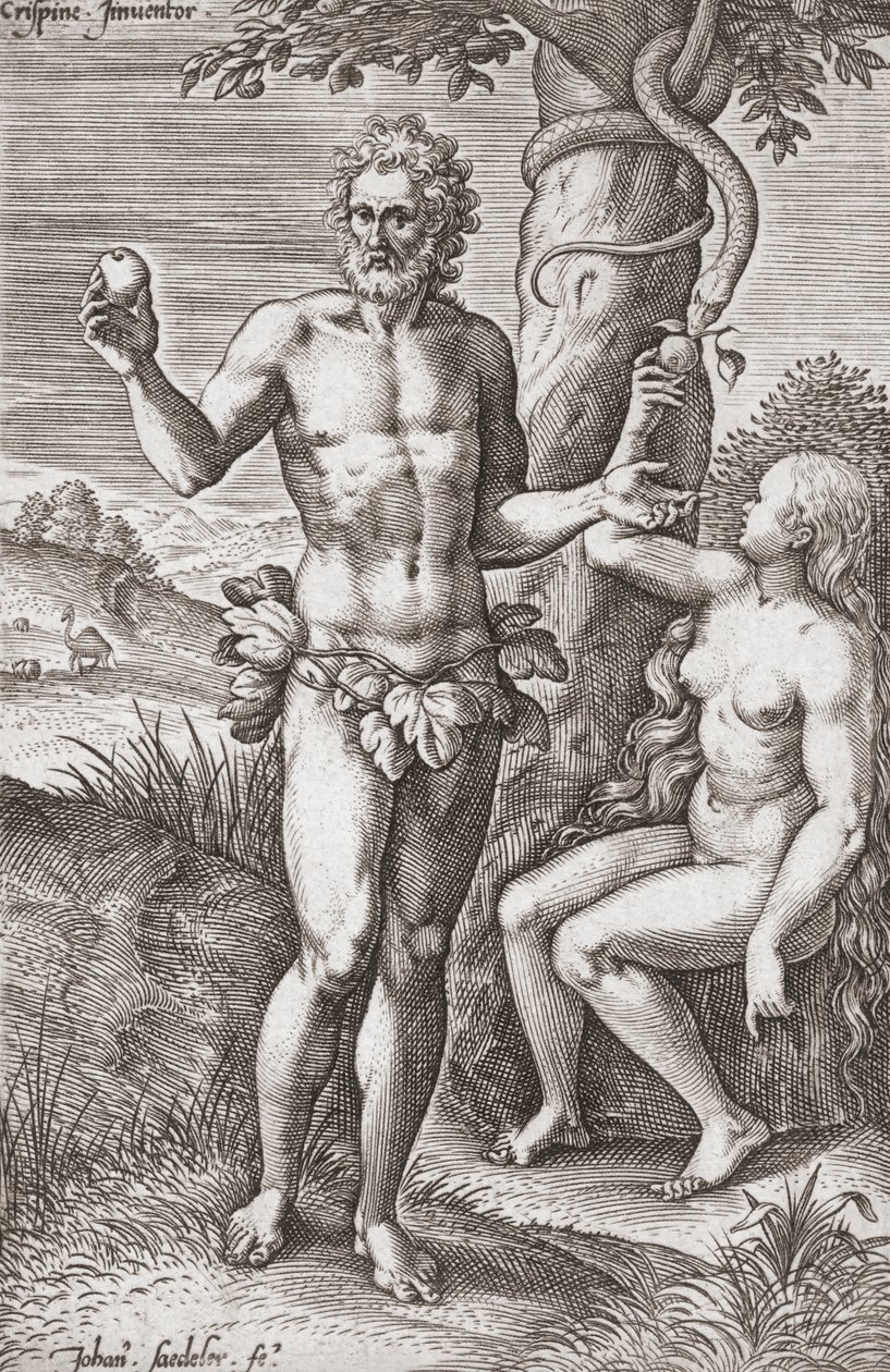 Adam et Ève dans le Jardin d