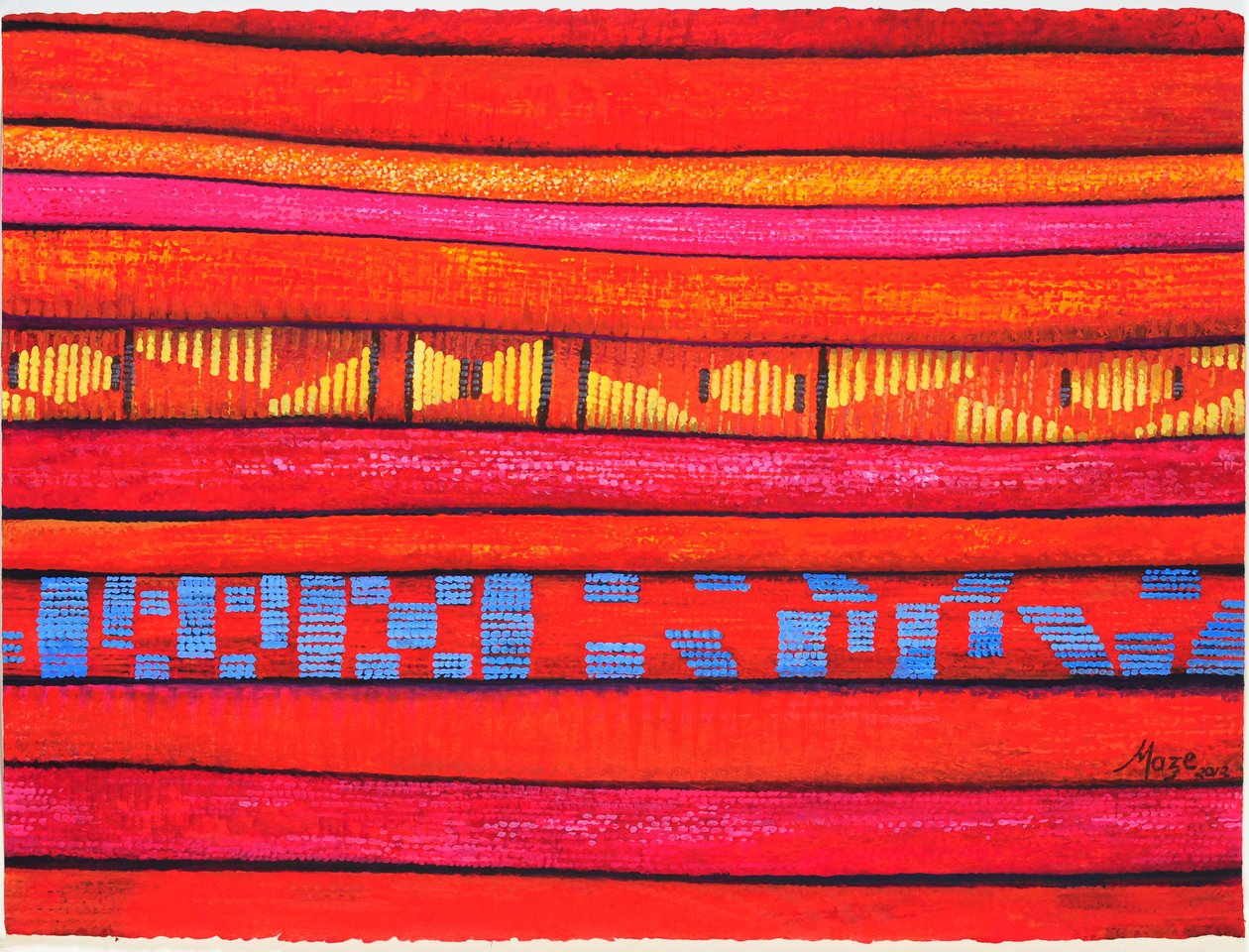 Tissus marocains 1, 2013 - Jeanne Maze