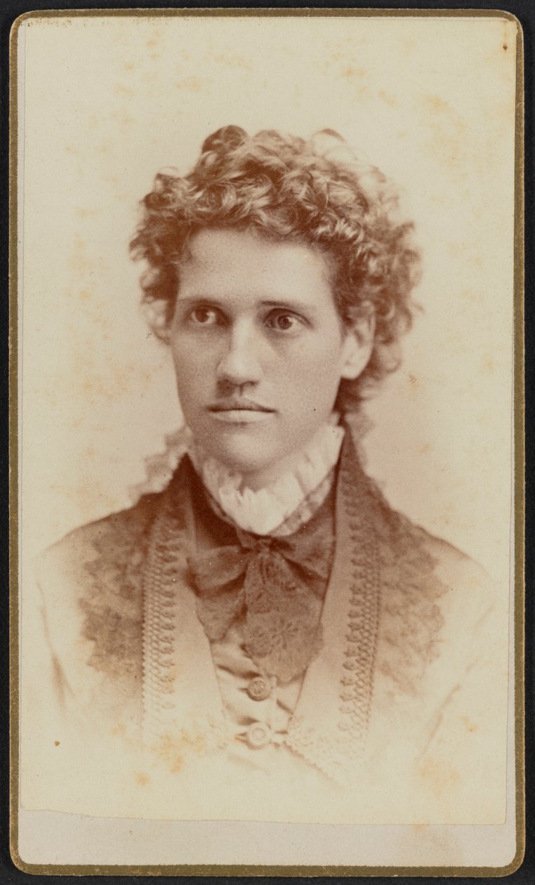 Carte-de-visite portrait de Miss Julia J. Thomas - Jefferson Beardsley