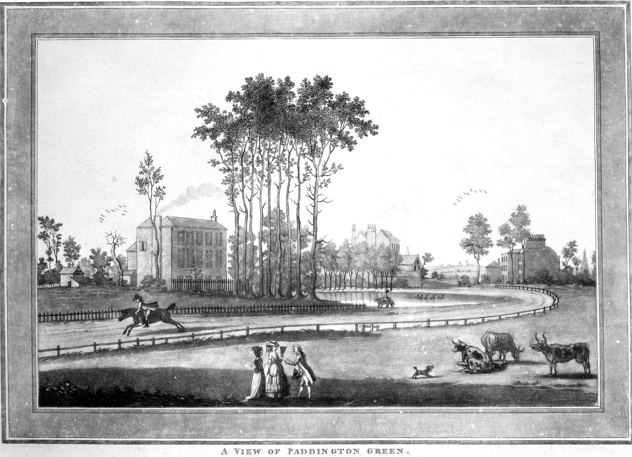 Vue de Paddington Green, 1782-3 - Jefferyes Hammett O