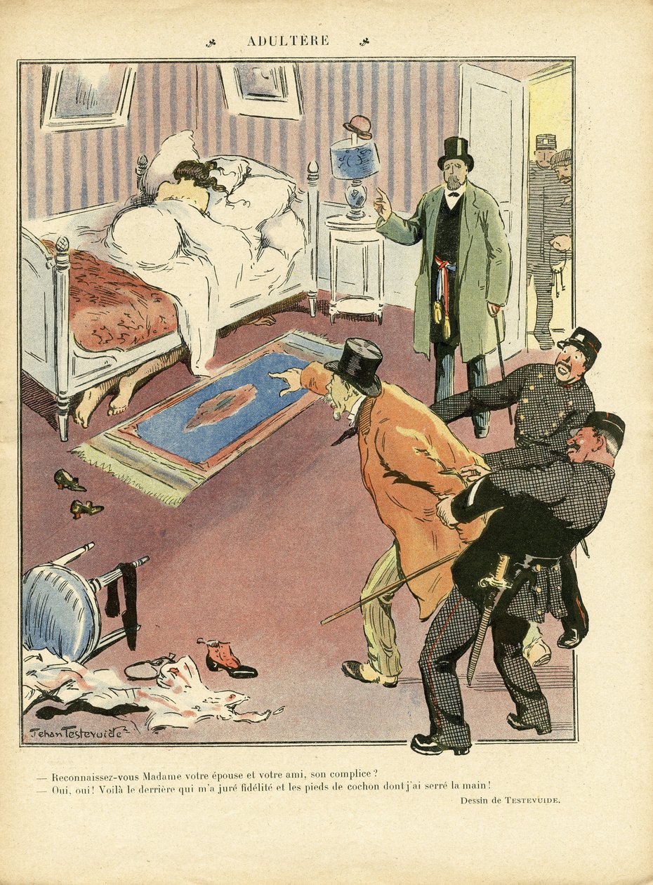 Illustration de Jehan Testevuide dans Le Lire - Jehan Testevuide