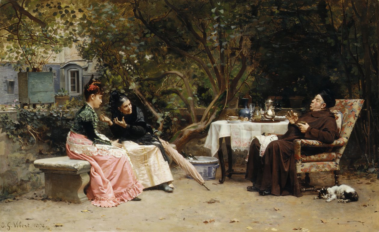 La Réprimande, 1874 - Jehan Georges Vibert