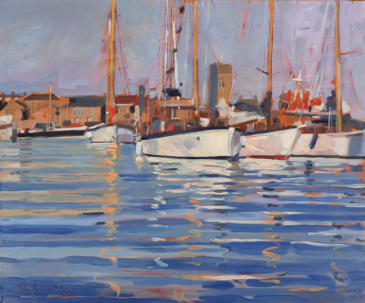Île de Wight - Vieux Gaffers, 2000 - Jennifer Wright