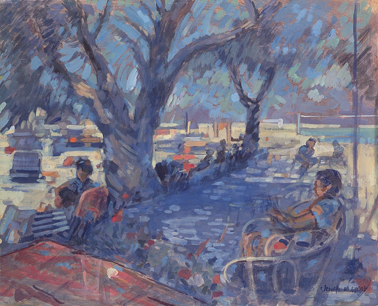 Bar de plage de Lemnos, 1987 - Jennifer Wright