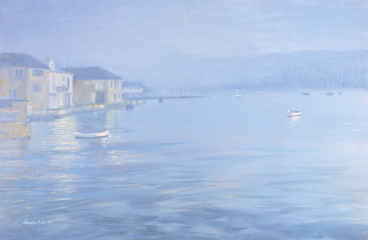 Salcombe - Matin brumeux, 1998 - Jennifer Wright
