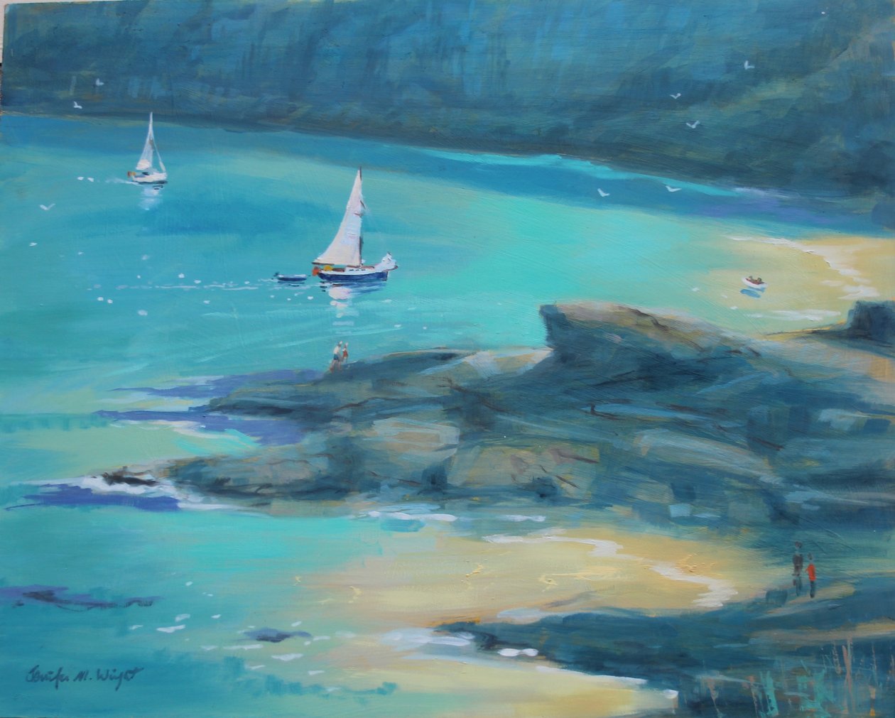 Salcombe, baie de Starehole - Jennifer Wright