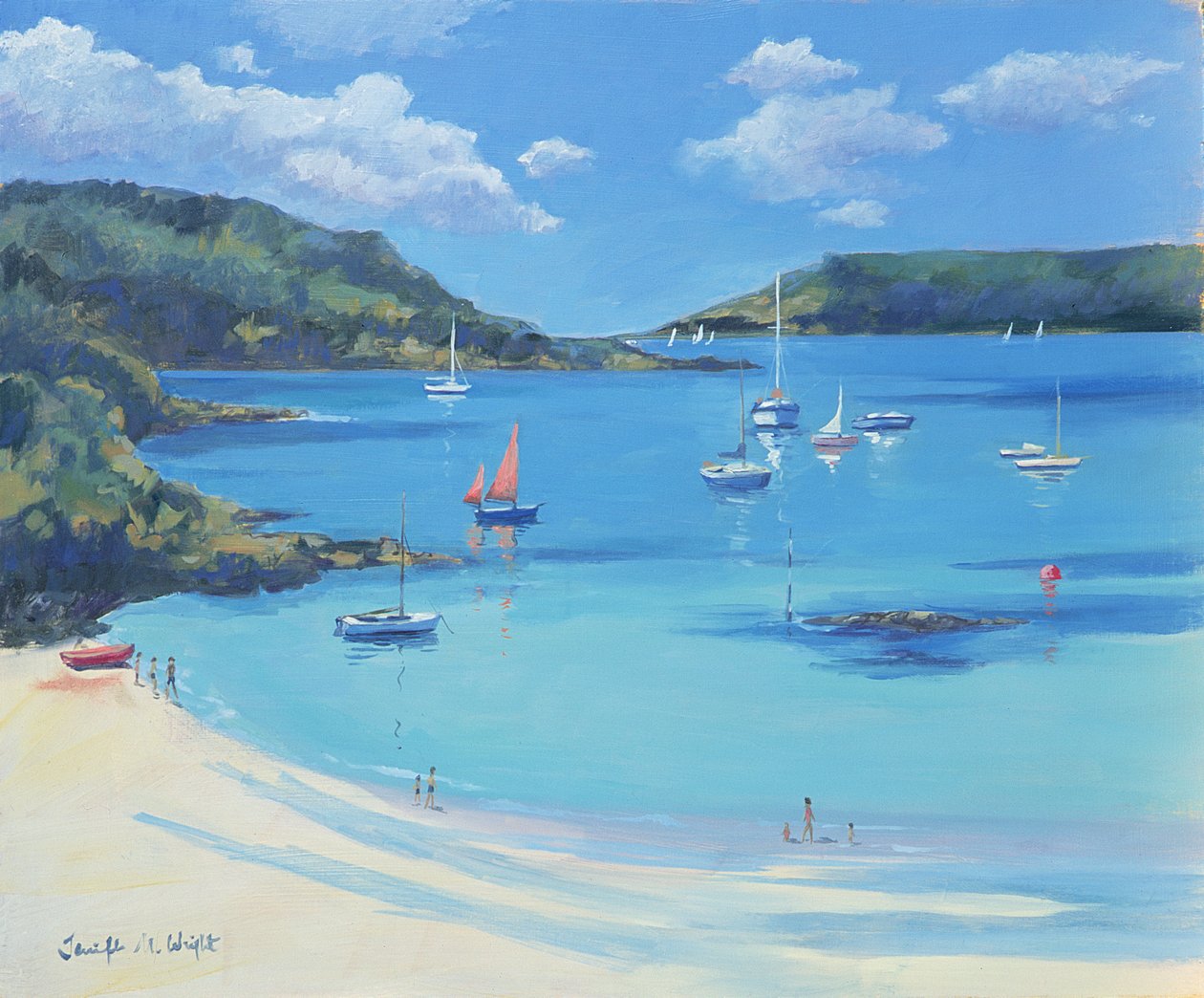 Sunny Cove, Salcombe, 2000 - Jennifer Wright