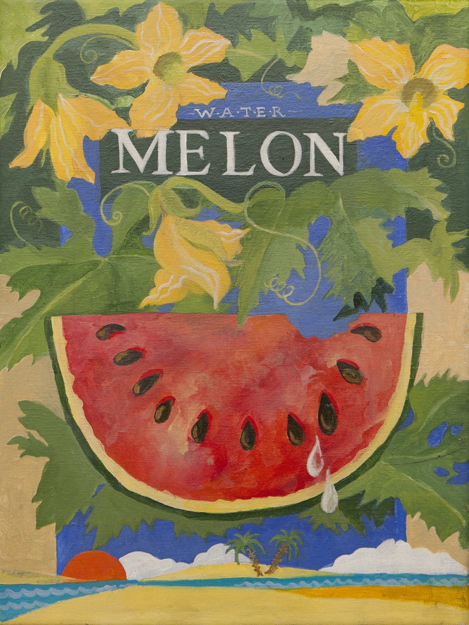 Melon (acrylique) - Jennifer Abbott