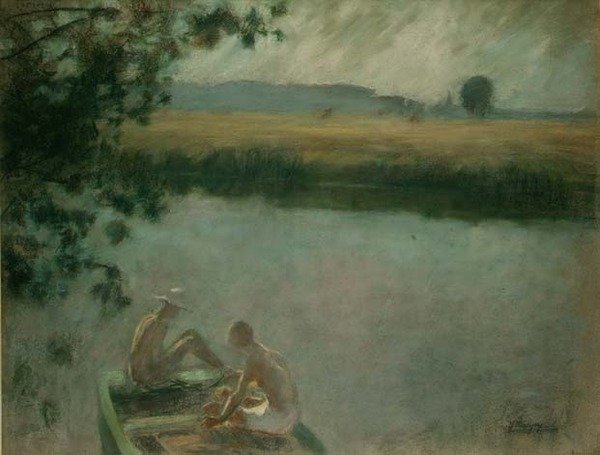 Baignade au clair de lune - Jenny Montigny