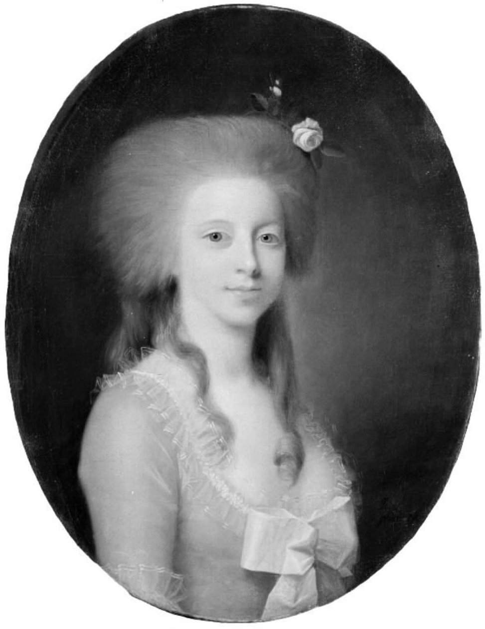 La comtesse Margarethe Moltke, née Løvenskiold - Jens Juel