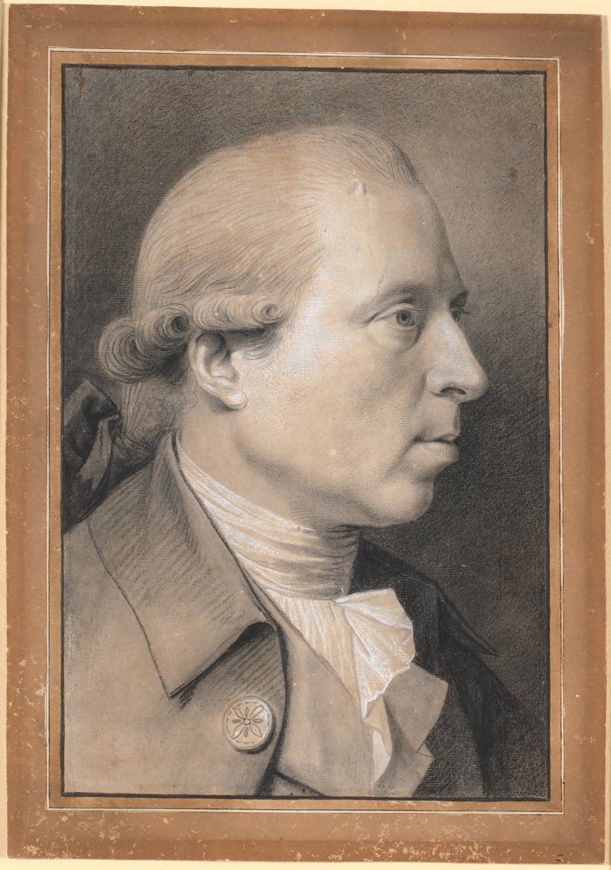 Portrait du sculpteur et professeur Nikolaj Dajon - Jens Juel