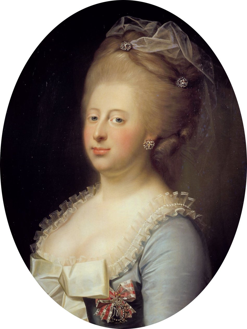 Portrait de la reine Caroline Mathilde du Danemark - Jens Juel