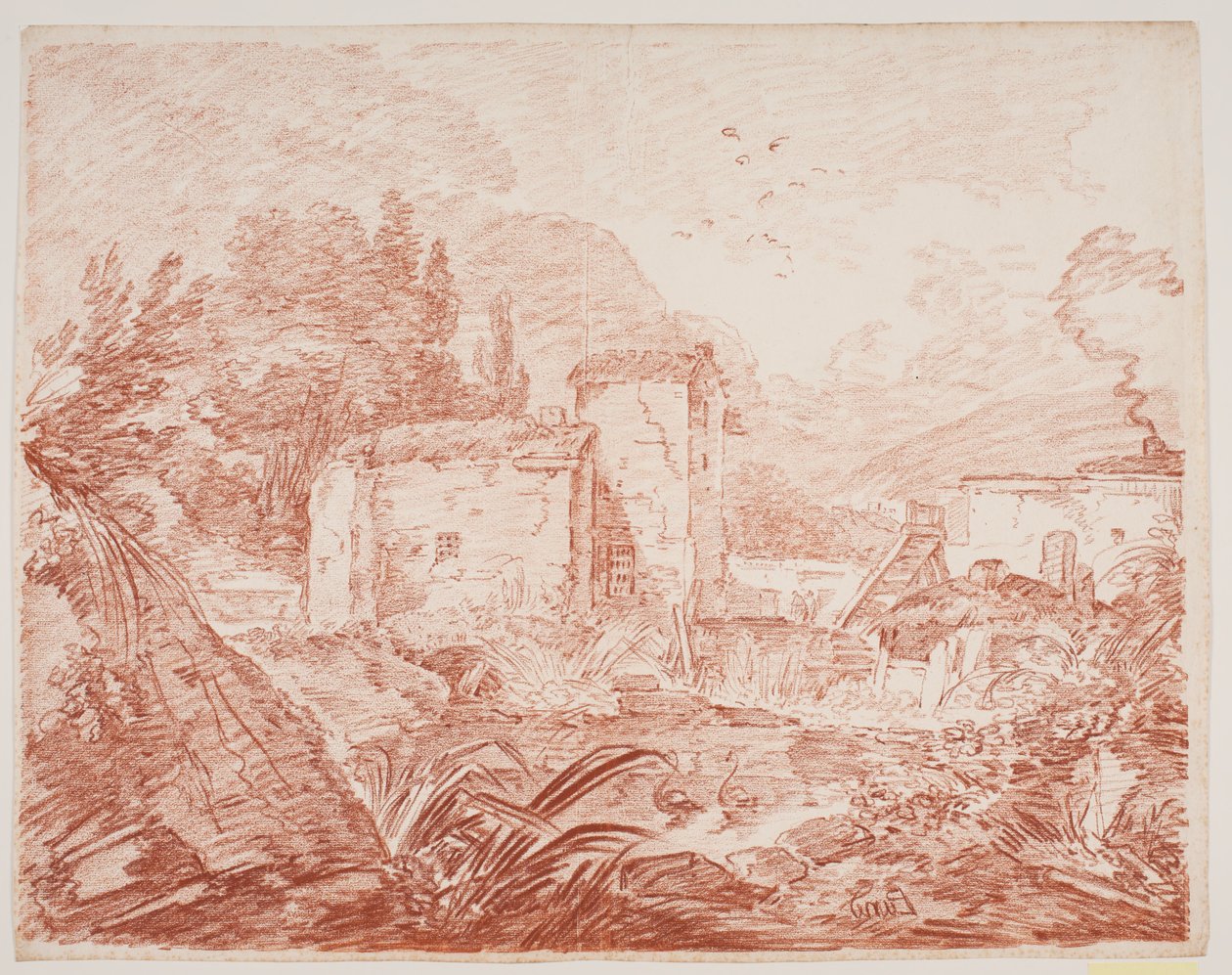 Paysage imaginaire italien - Jens Petersen Lund