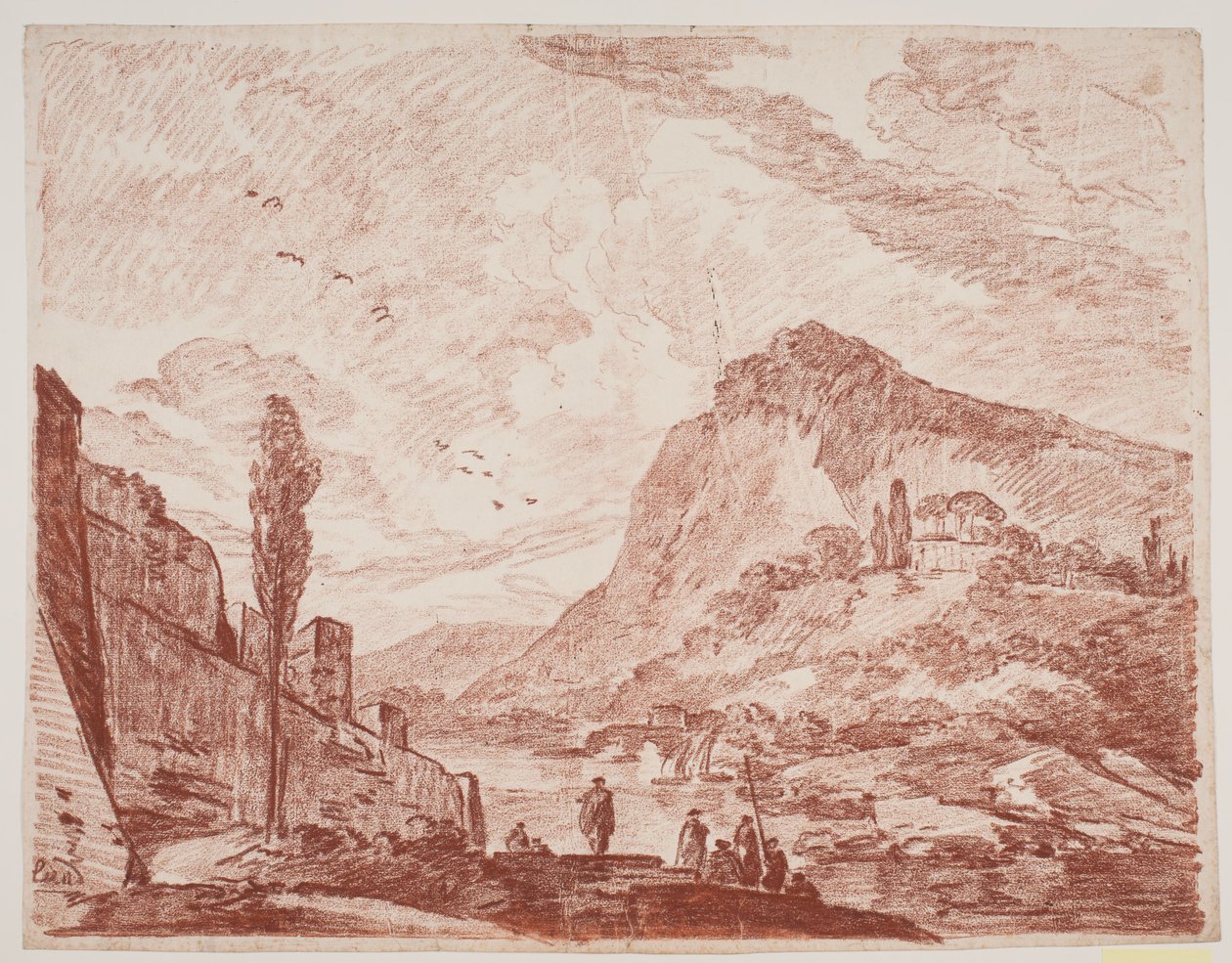 Paysage imaginaire italien - Jens Petersen Lund