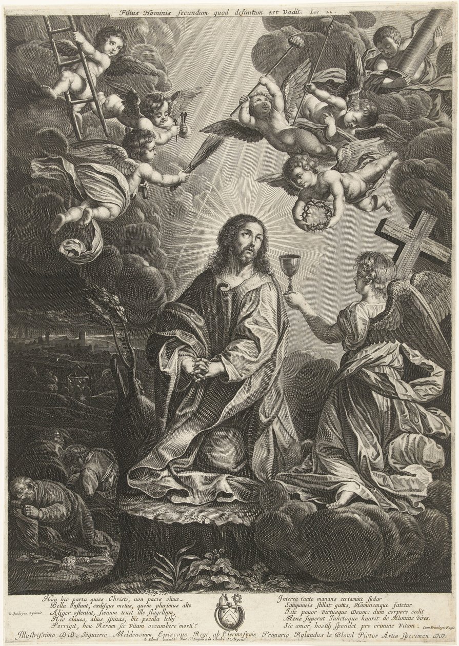 Le Christ au jardin de Gethsémani - Jeremias Falck