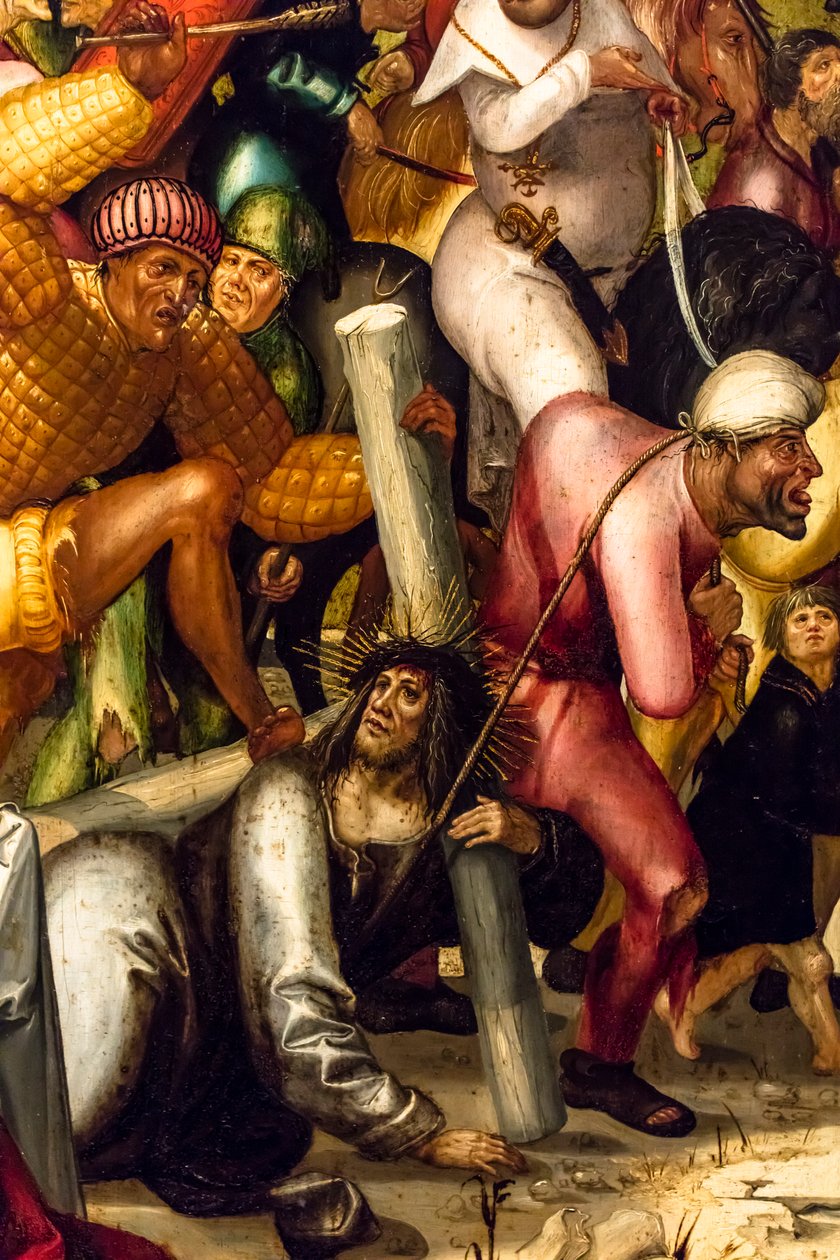 Portement de croix, vers 1515 (tempera et huile sur bois de conifère) - Jerg Ratgeb