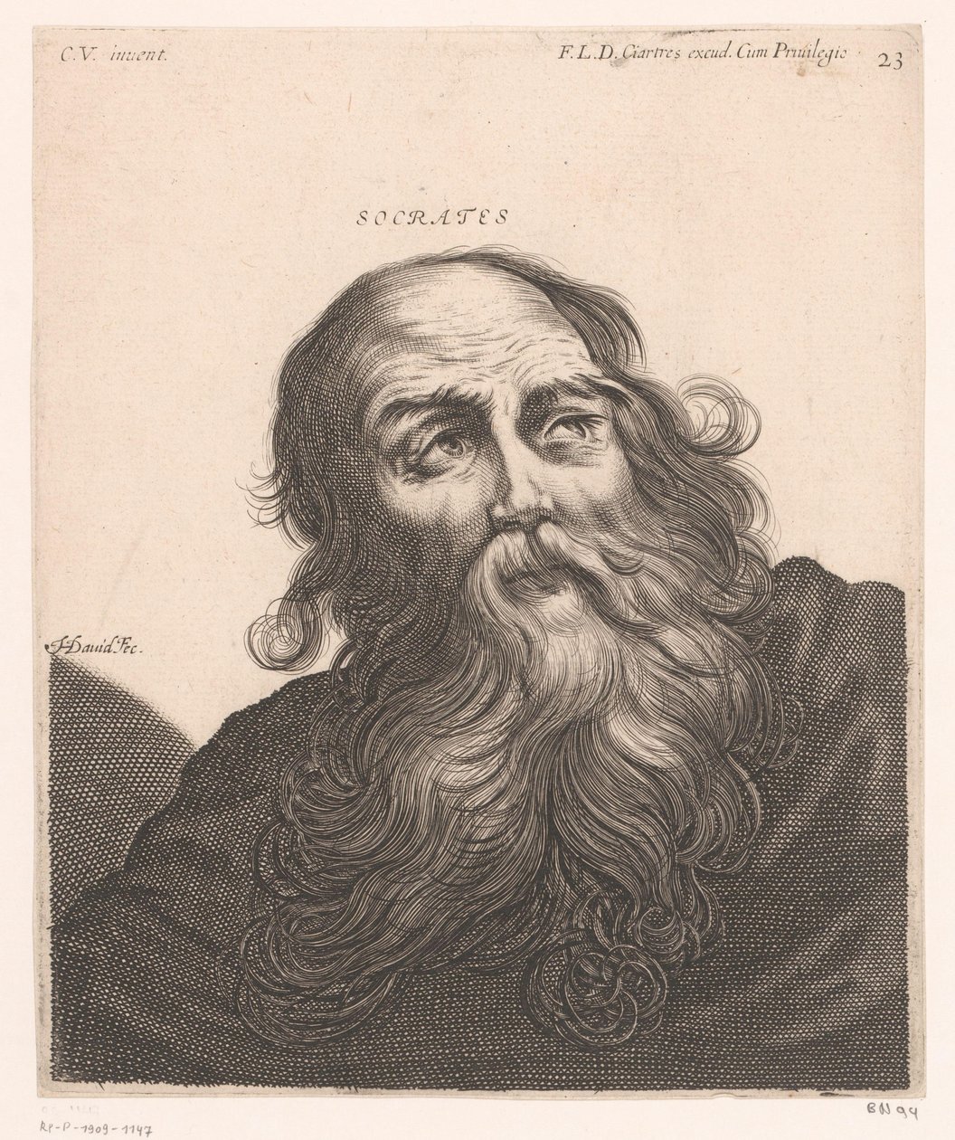 Portrait de Socrate - Jerôme David