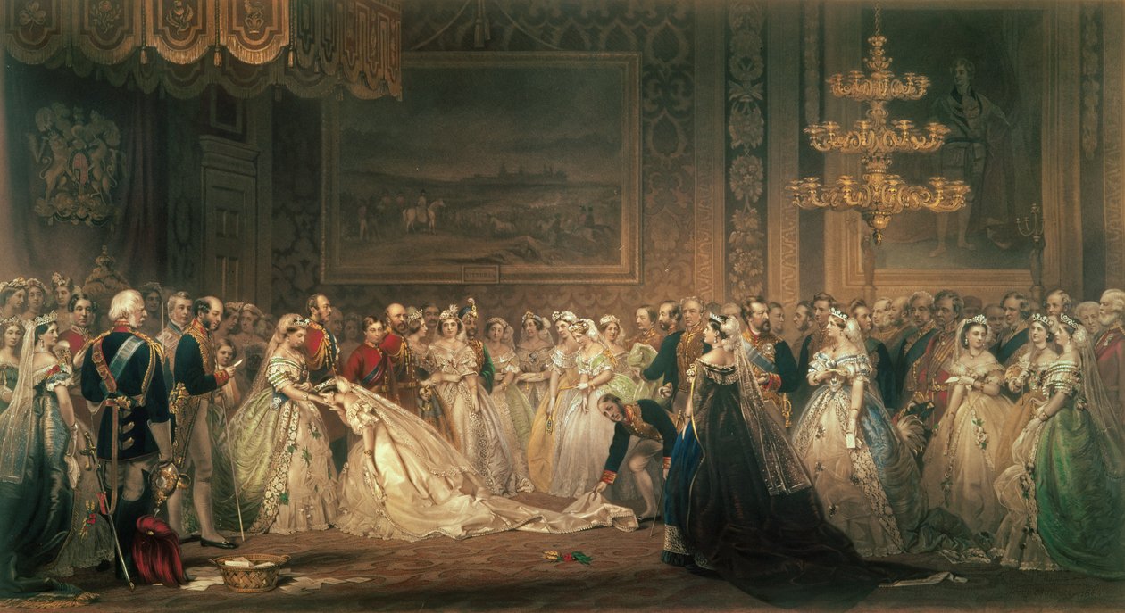 Un Salon au Palais de St. James sous le règne de la Reine Victoria, gravé par P. Stacpoole, publié par William Lucas et Co., 1864 - Jerry Barrett