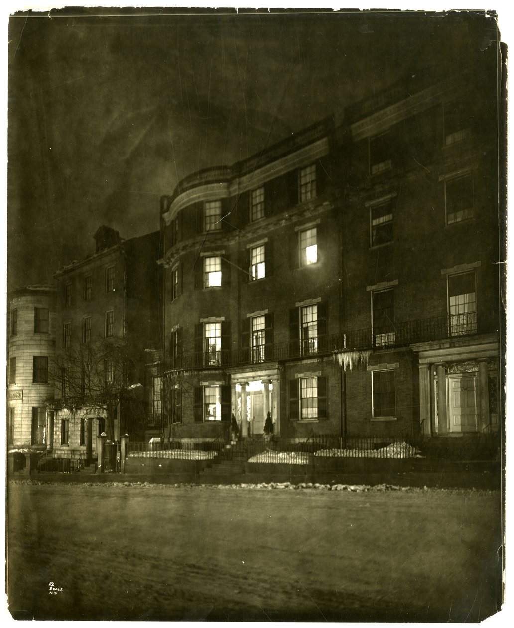 Beacon St, Boston, Mass, USA, vers 1902-10 (photo gélatino-argentique) - Jessie Tarbox Beals