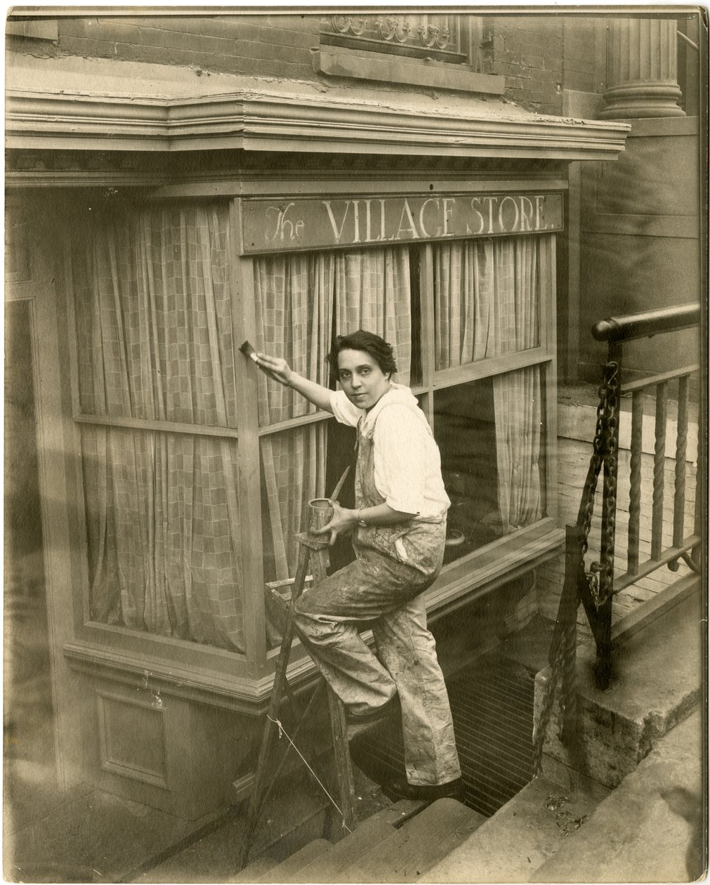 Charlotte Powell, peintre de village, c.1905-16 - Jessie Tarbox Beals