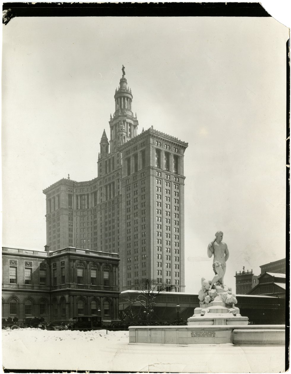 Hôtel de ville et bâtiment municipal, New York, USA, c.1914-25 - Jessie Tarbox Beals