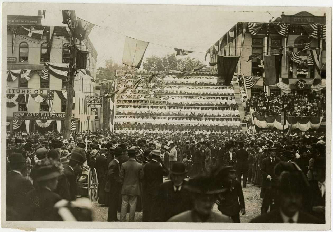 Newburgh : Drapeau vivant - Jessie Tarbox Beals