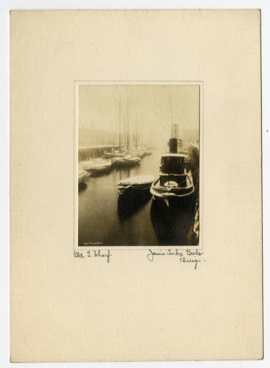 Old T Wharf, vers 1902-10 - Jessie Tarbox Beals