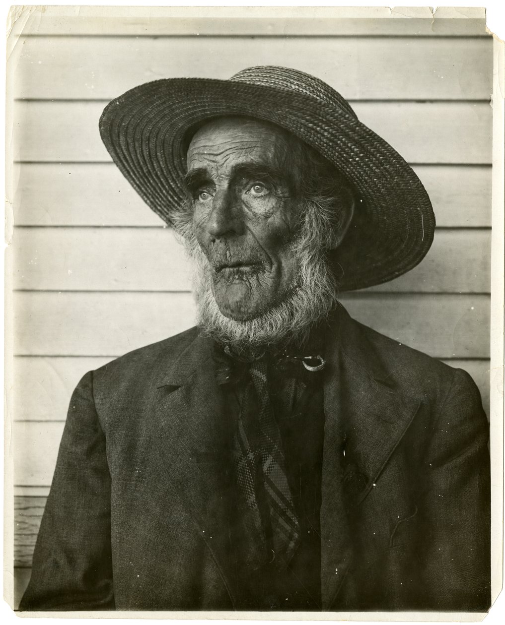 Vieil homme avec un chapeau de paille, c.1905-40 - Jessie Tarbox Beals