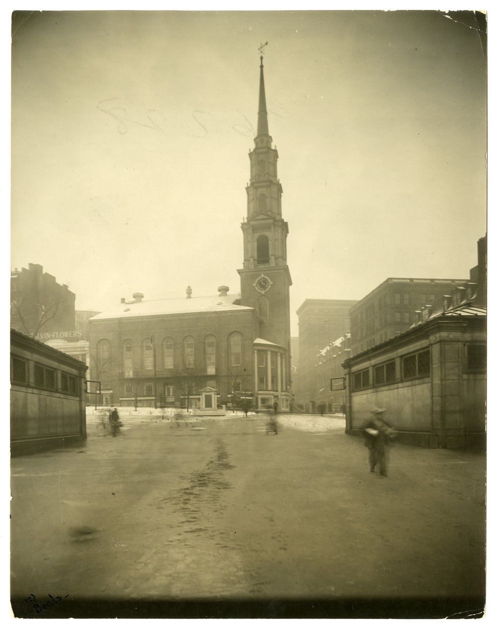 Église de Park Street, USA, vers 1902-10 (photo gélatino-argentique) - Jessie Tarbox Beals