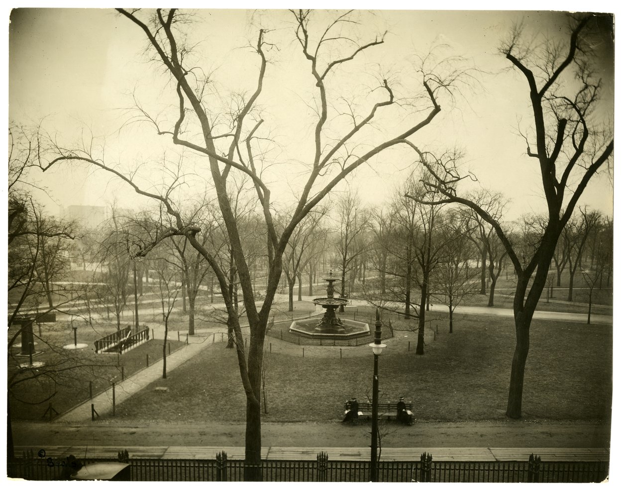 Le Common, Boston, États-Unis, vers 1902-10 - Jessie Tarbox Beals
