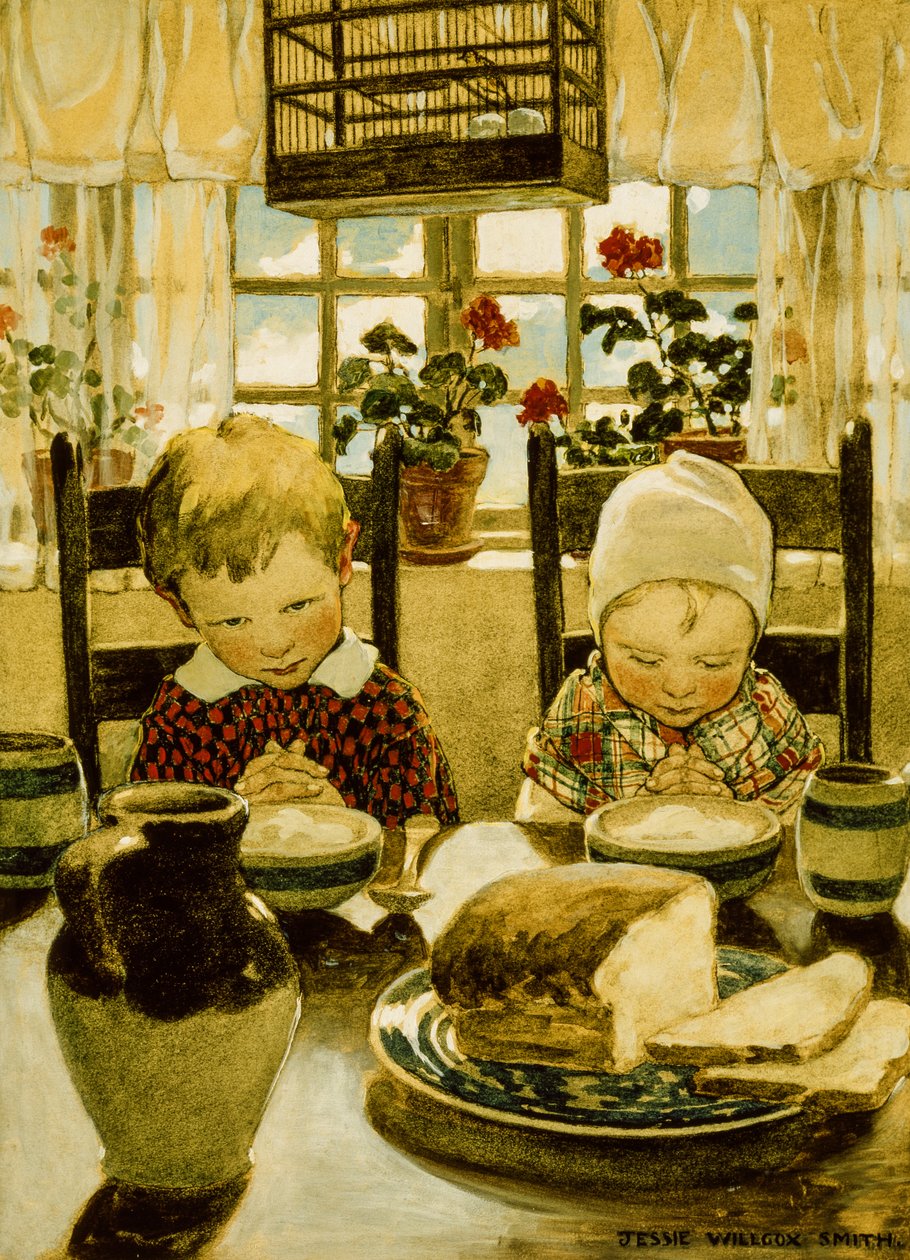 Prières au petit-déjeuner - Jessie Willcox Smith
