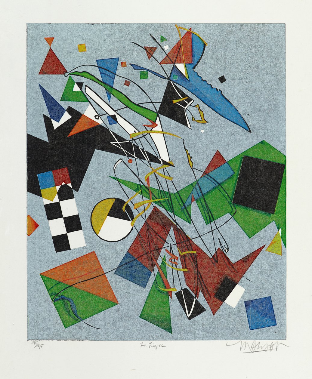 La ligne | Jim Monson | Estampe d'art