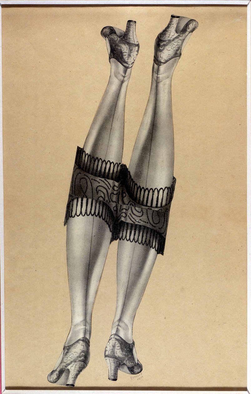 Collage « Deux belles jambes » - par Jindrich Styrsky (1899-1942) (48 de 35) - Jindrich Styrsky